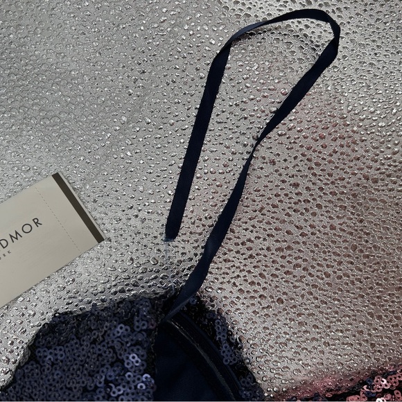 Alexia Admor Ombre Sequin Navy Pink Cocktail Midi Dress NWT Size 12 - Picture 12 of 15